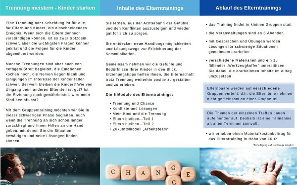 Elternkurs „Trennung meistern-Kinder stärken“ 